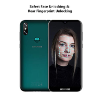 4G chytrý telefon bez smlouvy, DOOGEE Y8 Dual SIM Android 9.0 Mobilní telefon Levný 6,1“ Waterdrop Screen 19:9 displej, 3GB RAM+